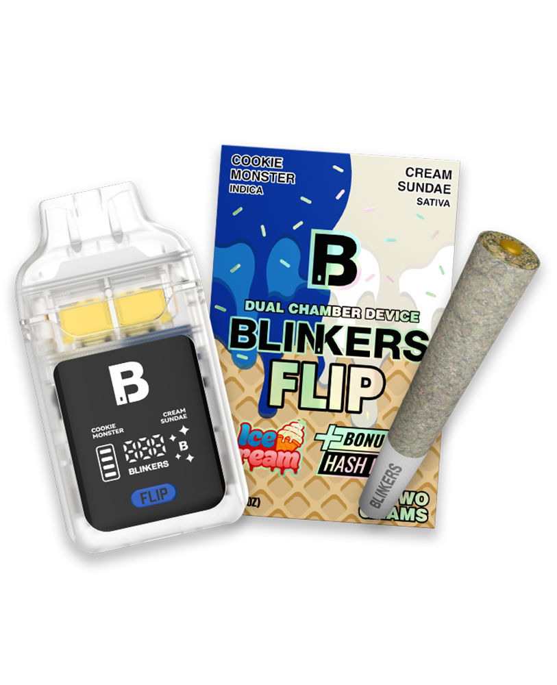 Blinkers FLIP 2G — Cookie Monster / Cream Sundae