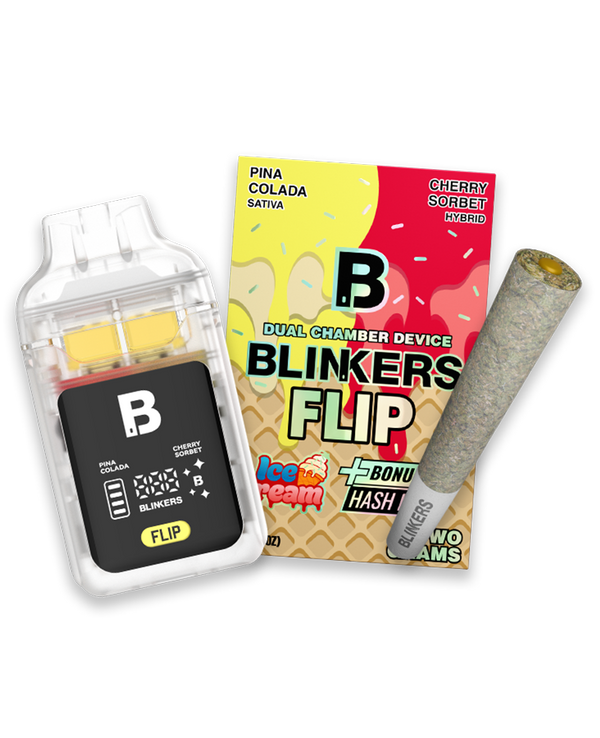Blinkers FLIP 2G — Pina Colada / Cherry Sorbet